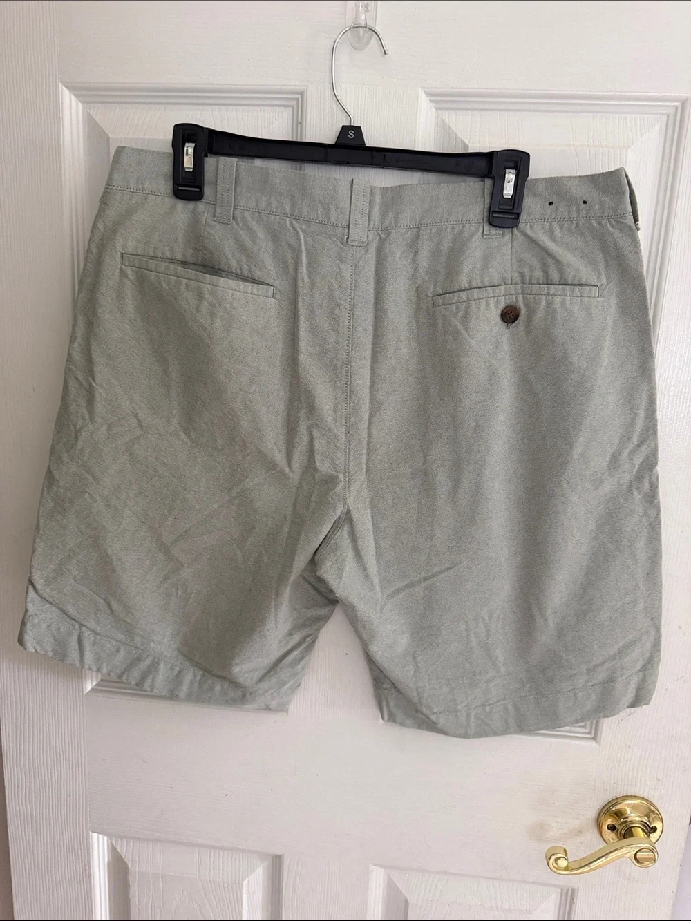 J. Crew Men's Sage Green Flat Front Chino Shorts